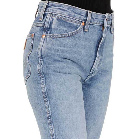 Wrangler Women's Wild West 603 High Rise Distressed Cropped Jeans Size 34x28 - Picture 6 of 16